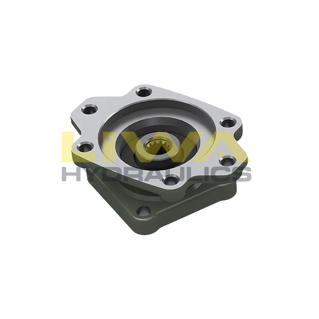 Pto Reverse Adapter ISO (PTO) - SAE B (PUMP) ADAPTER WITH BEARING - Liwa Hydraulic Equipment
